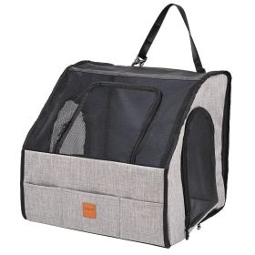 Portable Foldable Car Waterproof And Hard-wearing Pet Cage Waterproof Thickened Dog Mat Car Pet Mat (Option: Gray-L)