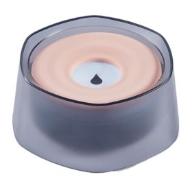 No Spill Dog Cat Water Bowl Spill Proof Slow Water Feeder 47.35oz Pet Water Dispenser Travel Dog Bowl for Dogs/Cats/Pets (Option: wlPink)
